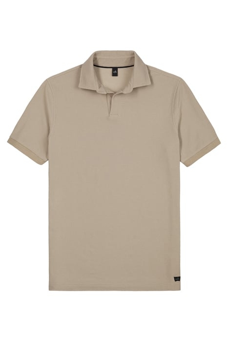 PAGE | TECH STRETCH POLO NEUTRAL SAND 1