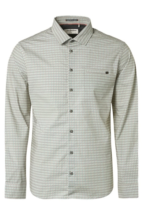 SHIRT STRETCH ALLOVER PRINTED DARK STEEL 4