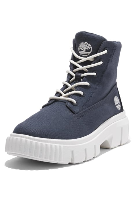 GREYFIELD MID LACE UP BOOT DARK BLUE CANVAS 7