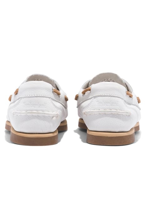 CLASSIC BOAT BOAT SHOE WHITE FULL GRAIN 4
