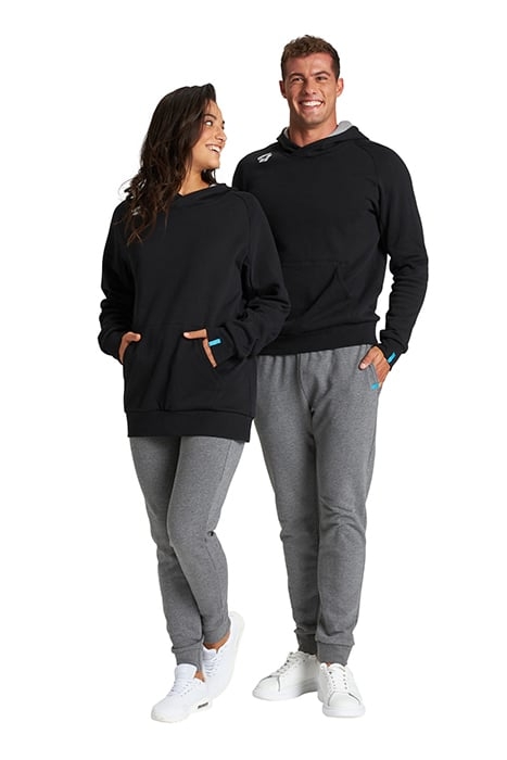 TE HOODY SWEAT BLACK-BLACK 1