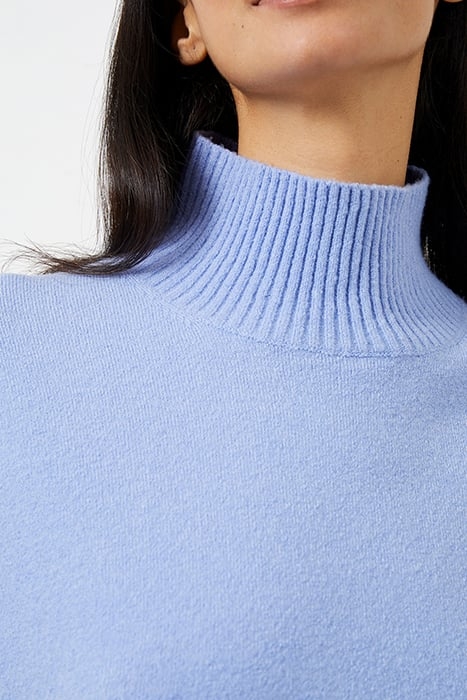 JEANIE VHARI SUST ROLL NK JMPR BLUE 4