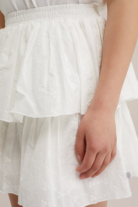 SKIRT MEDIUM LENGTH WHITE 5