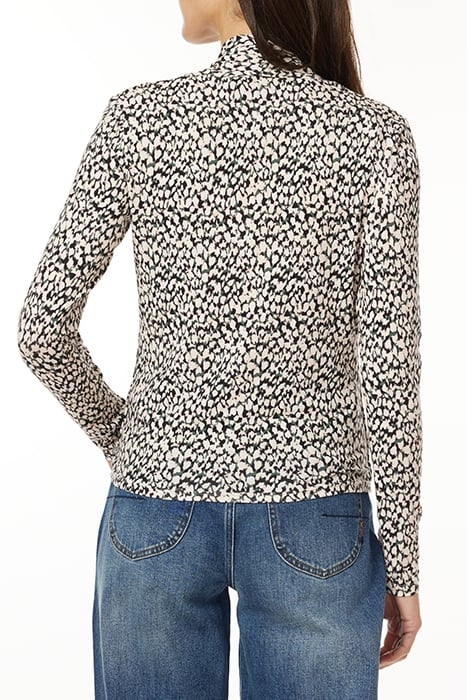 LONG SLEEVE KNIT TOP ABSTRACT DOTS 2
