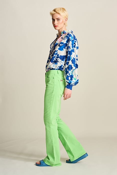 JEANS - KATE FLARE SUMMER GREEN 5