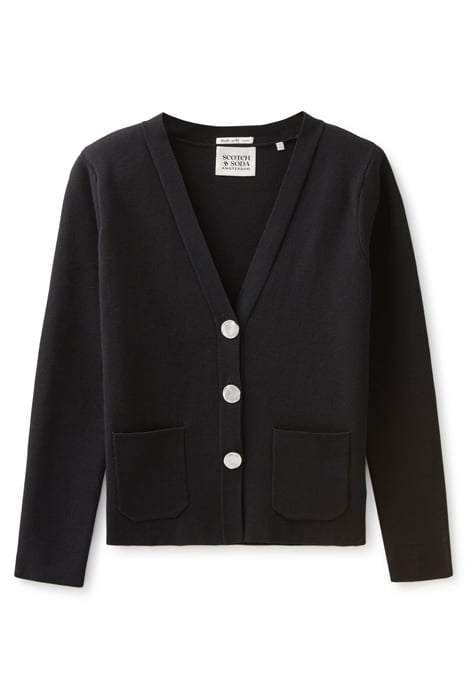 STRUCTURED SHOULDER CARDI BLACK NIGHT 3