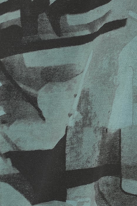 T-SHIRT CREWNECK ALLOVER PRINTED GARMENT DYED SKY 7