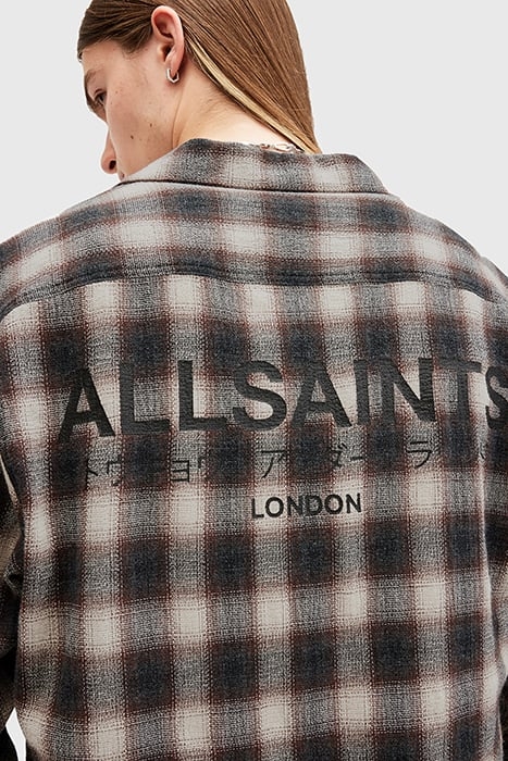 UNDRGRND LS CH SHIRT BISON RED 7