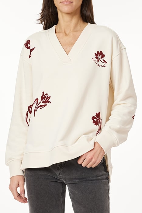 SWEATSHIRT WHITE CAP GREY 1