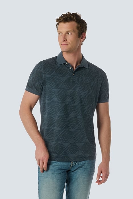 POLO PIQUE ALLOVER PRINTED STRETCH NIGHT 1
