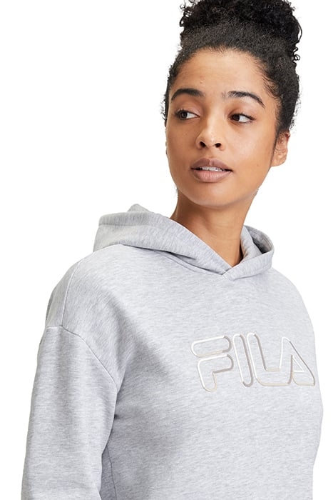 LORCA GRAPHIC HOODY LIGHT GREY MELANGE 7