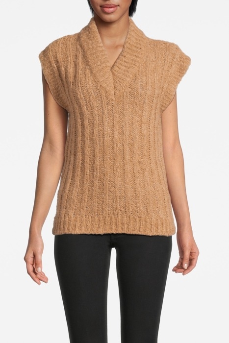 DILL VEST CAMEL 1