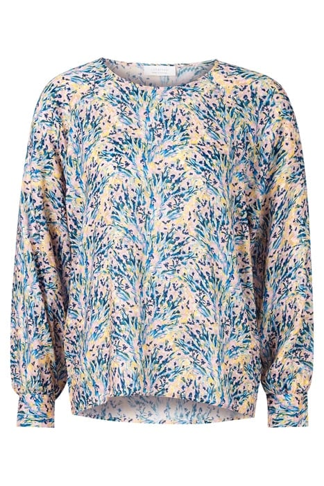 PRINTED BLOUSE WITH ROUND NECK ROSE QUARTZ 4