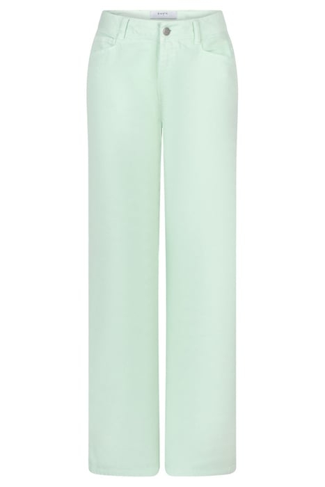 BELLA WIDE LEG JEANS PISTACHIO 3