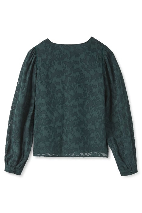 BLOUSE WITH LATTICE DETAIL SCARAB 3