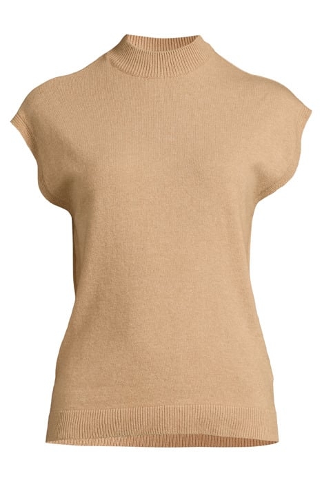 ANISE S/LESS TOP CAMEL 3
