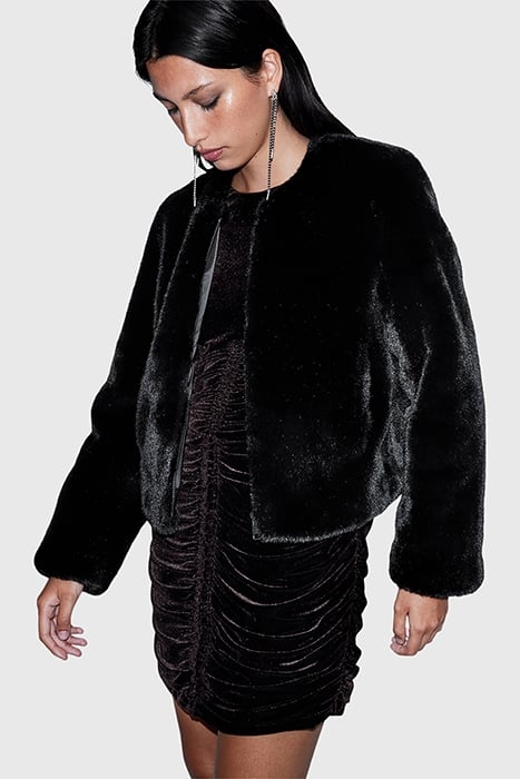 FLORENCE FUR COAT BLACK 7