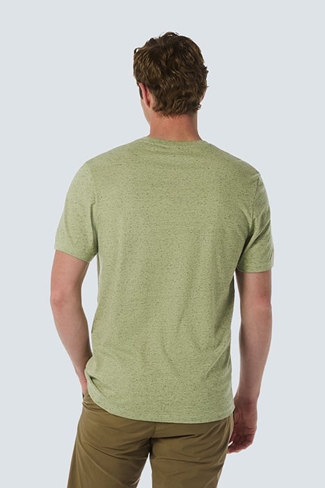 T-SHIRT CREWNECK MULTI COLOURED MELANGE LIME 2