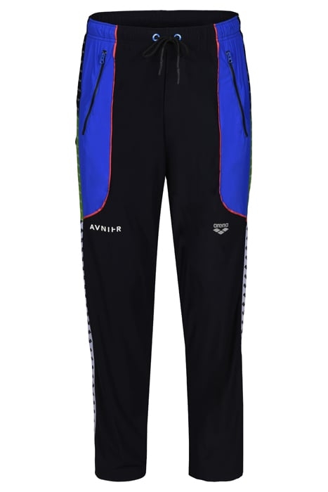 ARENA AVNIER BUTTON PANTS BLACK-NEON BLUE 4