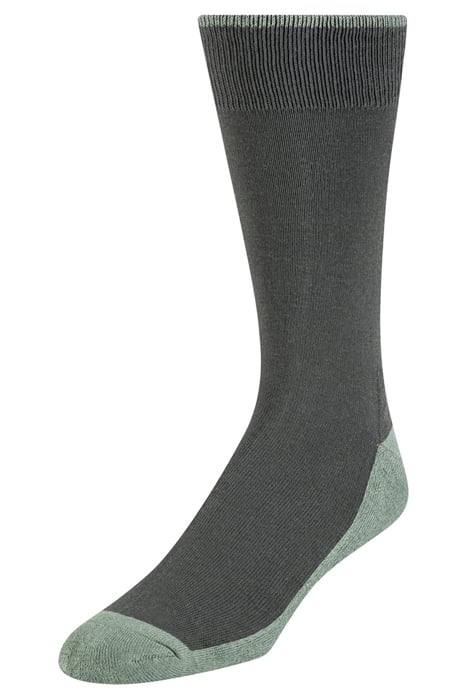 3PK MENS 1/2 TERRY CREW BLACK 2