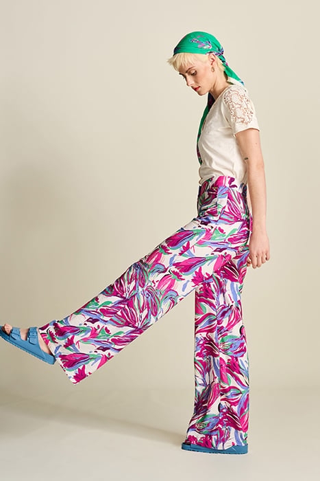 PANTS - WIDE LEG FIORE DI ZUCCA MULTI COLOUR 5