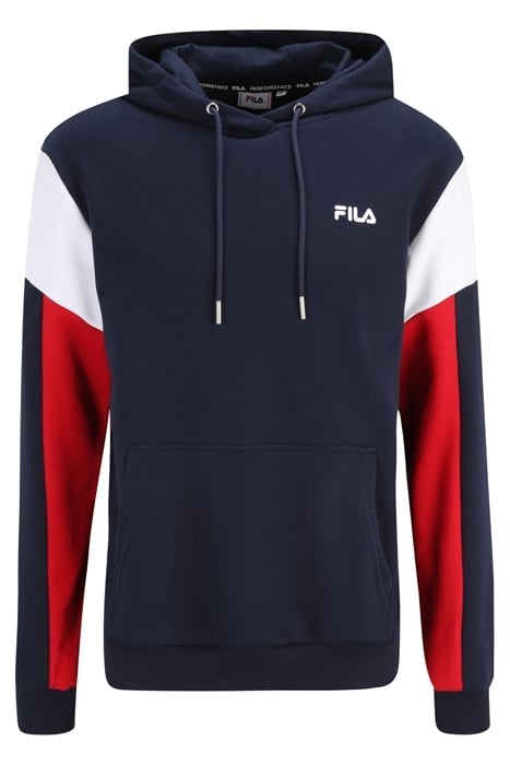 TRUDEN BLOCKED HOODY BLACKIRIS-TRRED-BRIWHIT 4