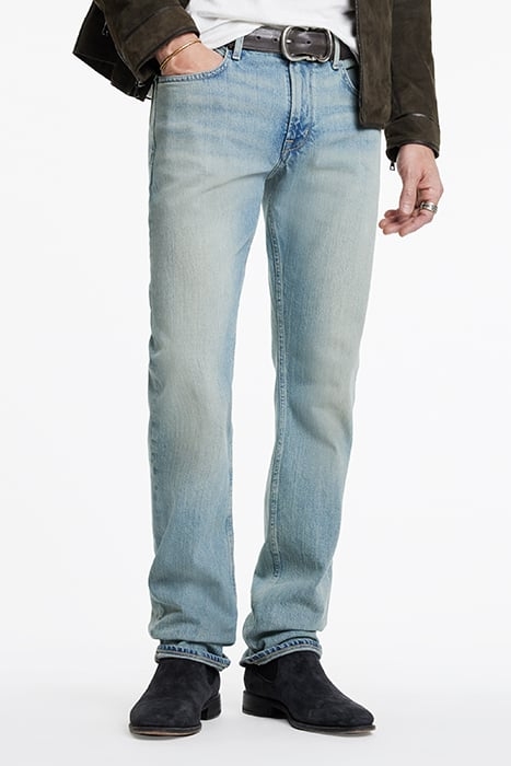 REGULAR FIT SUN BLEACHED JEAN BLUE 1