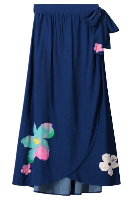 SKIRT - INK BLUE BLOSSOM BLUE 4