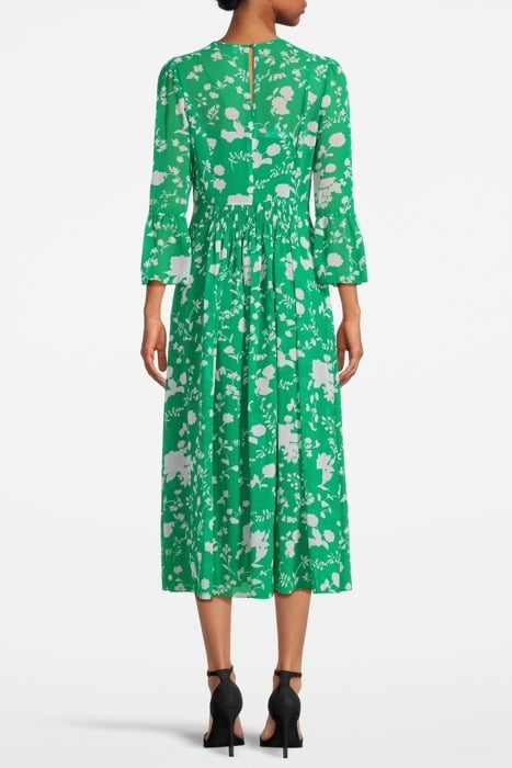 DR AMANDA- CAMELIA PRINT GREEN/CREAM 2