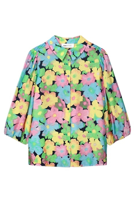 BLOUSE - CHERRY BLOSSOM MULTI COLOUR 3