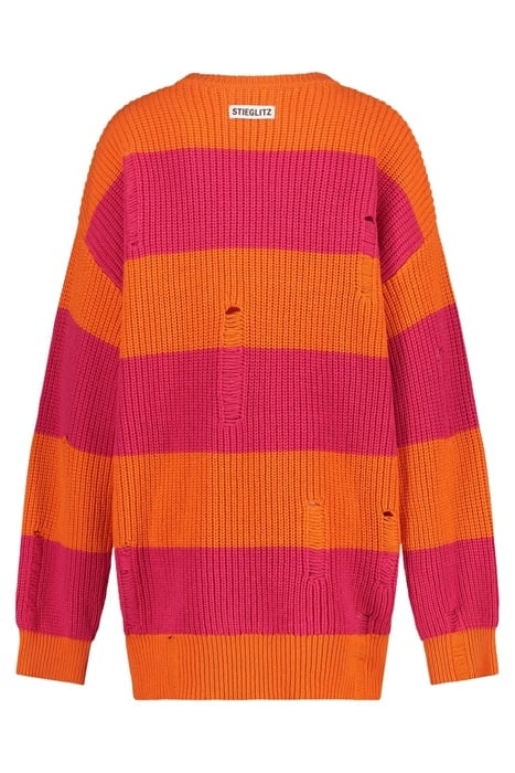 SASA KNITTED DRESS JAZZY ORANGE 3