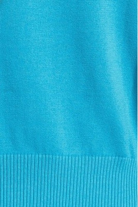 PEACE SYMBOL COTTON SWEATER BLUE 5