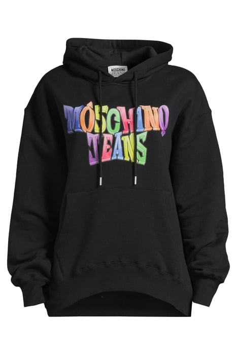 COLORFUL LOGO COTTON SWEATSHIRT BLACK 3