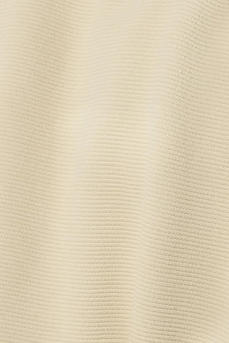 T-SHIRT CREWNECK SOLID JACQUARD CEMENT 7