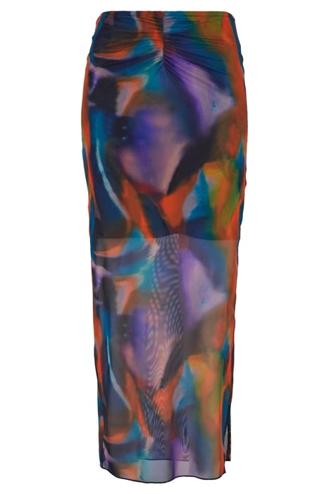 LADIES AOP MESH TUBE SKIRT MULTICOLORREFLECTION 4