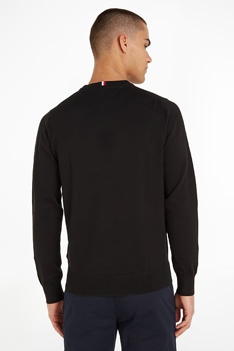 1985 STANDARD FIT CREW NECK SWEATER BLACK 2