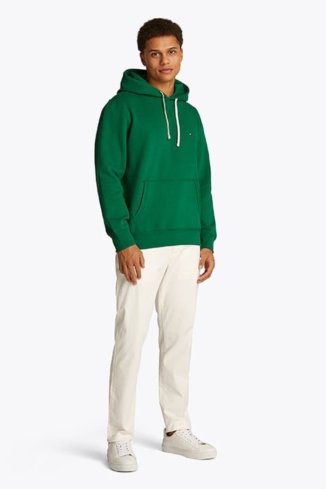 ESS SEASONAL FLEECE REGULAR FIT HOODIE, GREEN 2