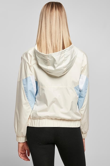 LADIES STARTER COLORBLOCK HALFZIP WINDBREAKER PALEWHITE/ICEW 2