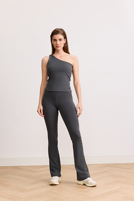 SIENNA SHAPE FLARED LEGGING DARK GREY 2