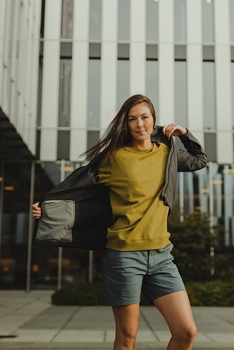 OSLO URBAN COMFY SWEATER UNISEX OLIVE GREEN 2