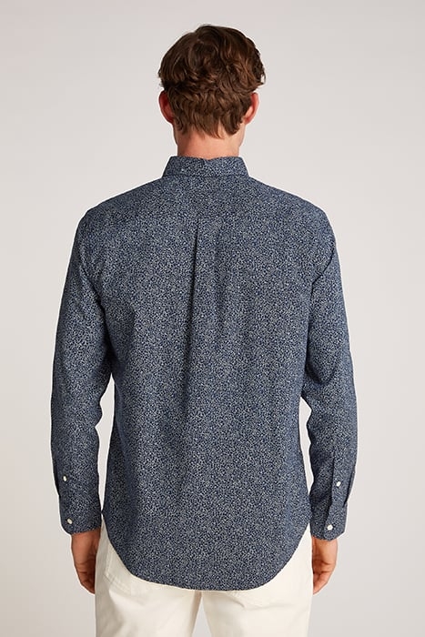 FLEX POPLIN FLORAL SHIRT REG FIT IVORY/NIGHT SKY 2