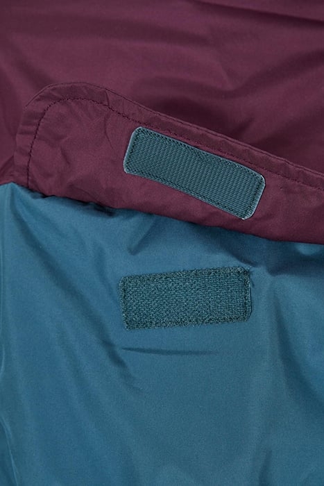 LADIES STARTER COLORBLOCK PULL OVER JACKET DARKVIOLET/TEAL 7