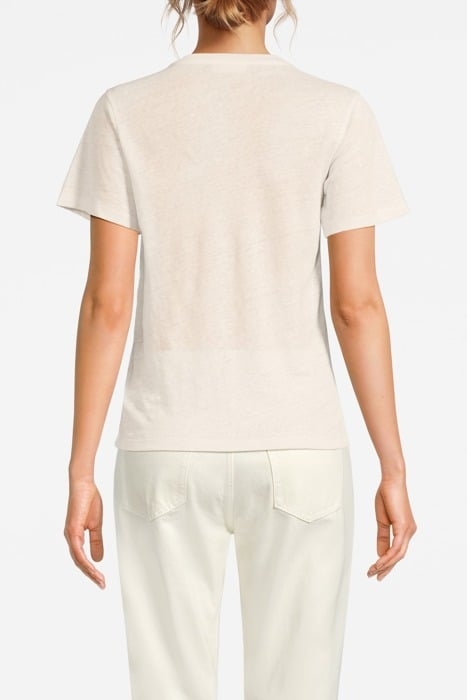 WATER ROUND NECK TEE CHAMPAGNE 2