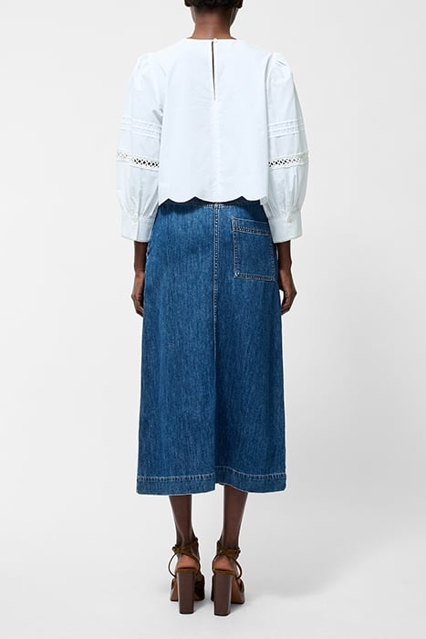 BRODERIE BORDER TOP SZ18 LINEN WHITE 3