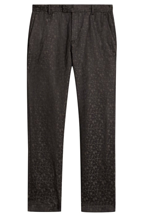 SLIM FIT PANTS WITH WELT HIP POCKET AND EXTENDED WAISTBAND T 2