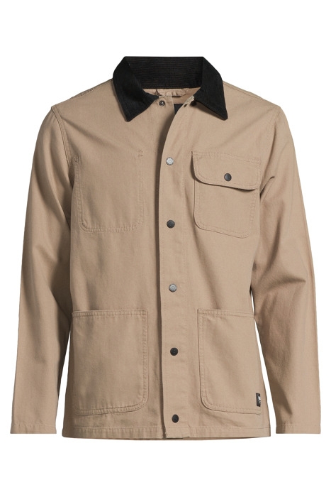 MN DRILL CHORE COAT MILITARY KHAKI 3