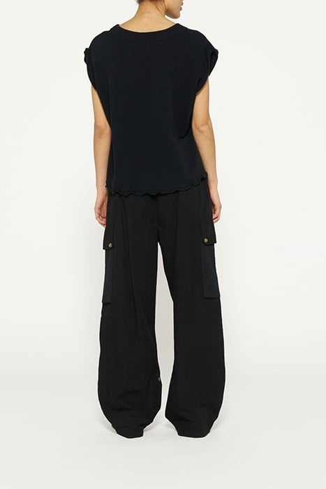 LOOSE UTILITY PANTS BLACK 3