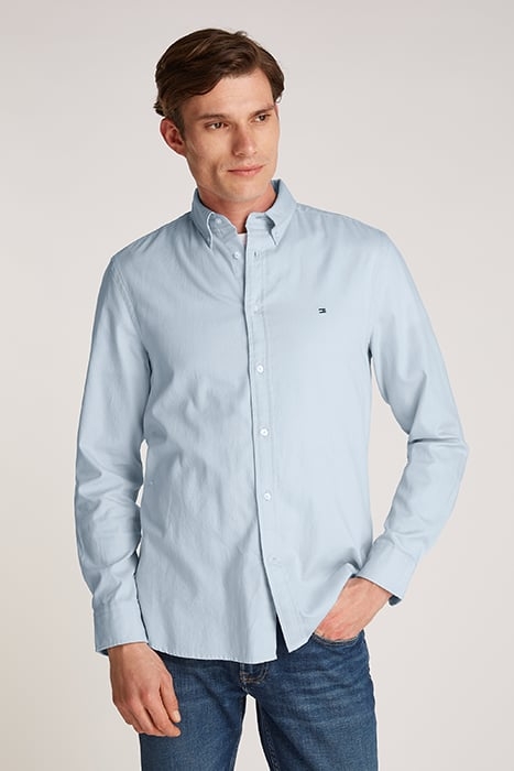 FLEX DOBBY SF SLIM FIT LONG SLEEVE SHIRT BLUE 1