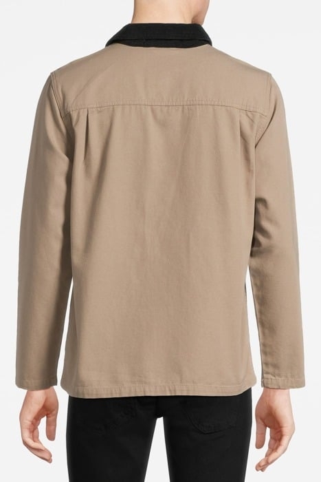 MN DRILL CHORE COAT MILITARY KHAKI 2