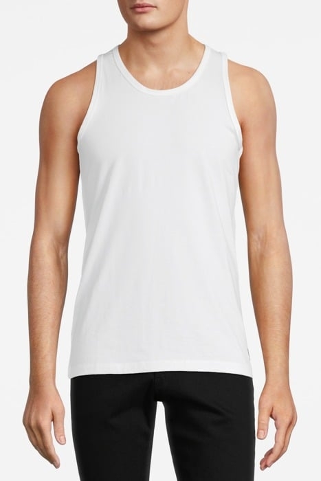 AARON 3 PACK VEST JET BLACK/ MID GREY MARL/ WHITE 4